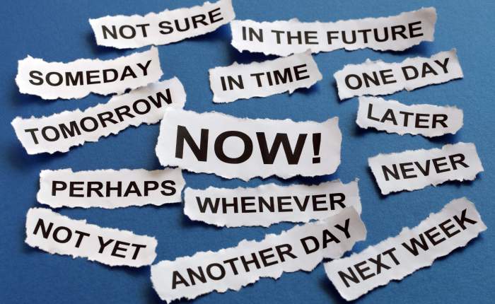 Procrastination – when do you pull the&nbsp;trigger?